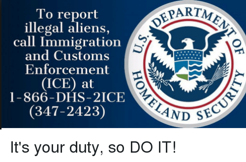 Report Illegal Immigrants